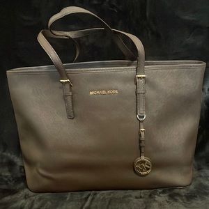 Michael Kors Brown laptop tote bag